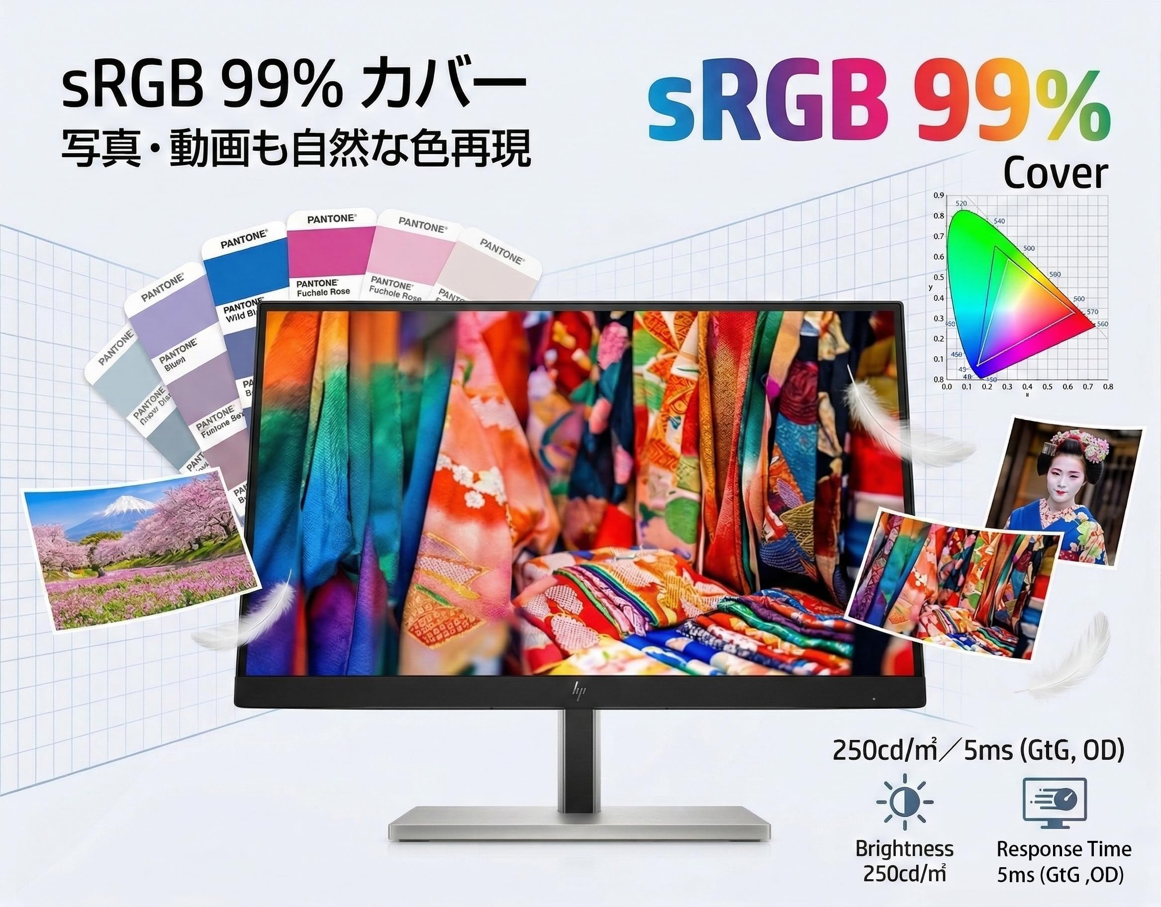 Amazon.co.jp: 【整備済み品】 HP E24 G5 23.8インチ FHD（1920×1080